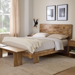 Anton Solid Wood Bed