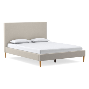 Emmett Nontufted Bed - Wood Legs