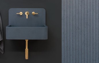 Kast đã thiết kế một bộ sưu tập các bồn rửa bê tông hoa văn đầy màu sắc