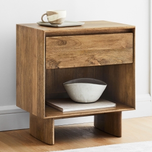 Anton Solid Wood Nightstand (16–28)