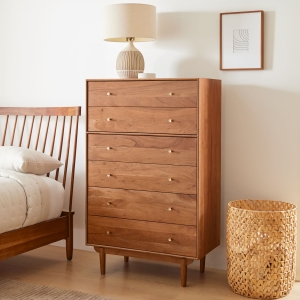 Keira Solid Wood 6-Drawer Dresser (34)