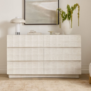 Luisa Carved 6-Drawer Dresser (50–60)