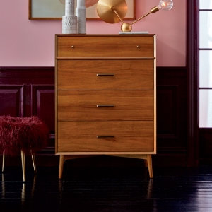 Mid-Century 4-Drawer Dresser (34)