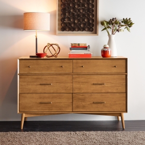 Mid-Century 6-Drawer Dresser (56)